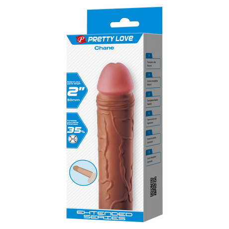 Pretty Love - Chane - Penisverlenger - 50mm - Bruin