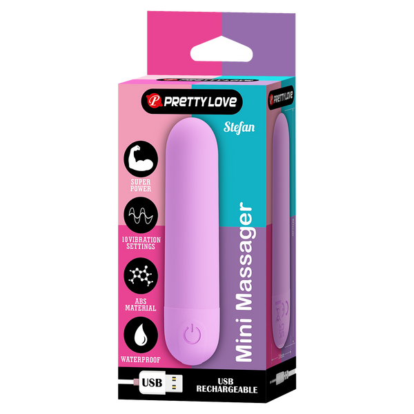 Pretty Love - Stefan - Mini Massager - Lila