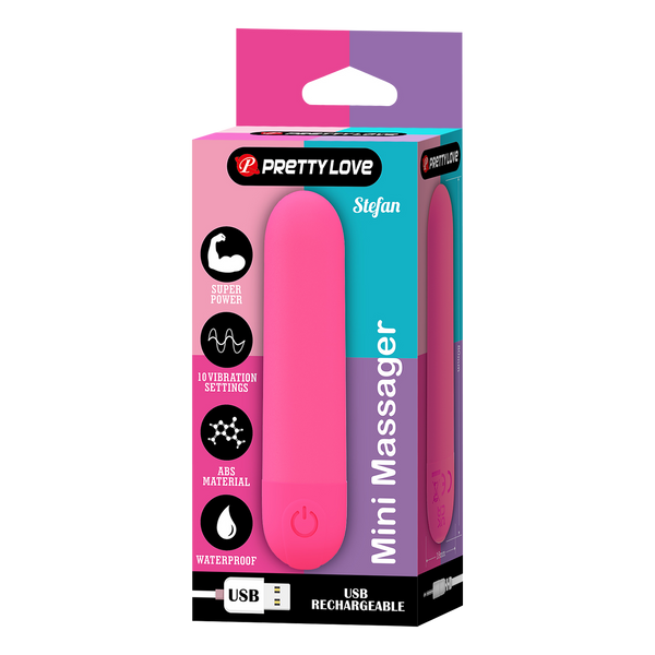 Pretty Love - Stefan - Mini Massager - Roze
