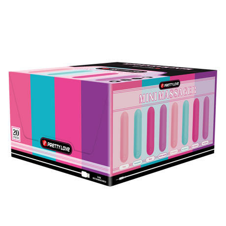 Pretty Love - Stefan - Mini Massager 32 Stuks - Kleuren Assorti