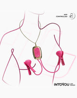 IY - Tickly - Tepelklemmen met ketting (met app-bediening) - Roze