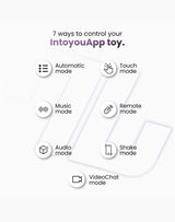 IY - Moxy - Buttplug 360º Rotatie (met App-bediening) - Lila