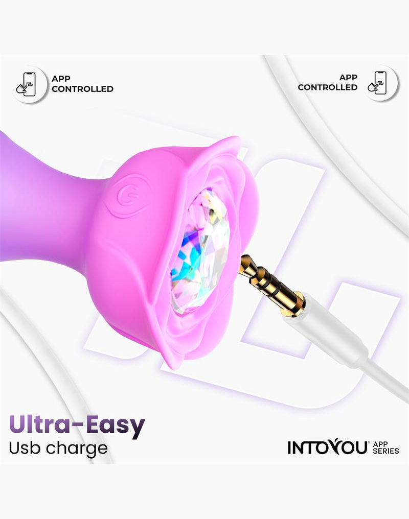 IY - Moxy - Buttplug 360º Rotatie (met App-bediening) - Lila