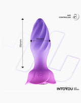 IY - Moxy - Buttplug 360º Rotatie (met App-bediening) - Lila