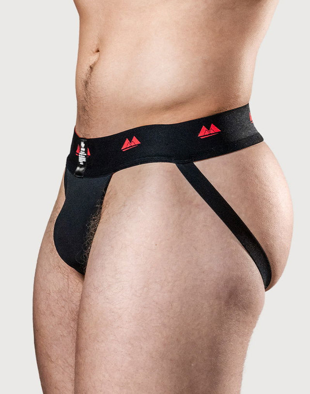 MM - Reversible Jockstrap - Zwart en Rood