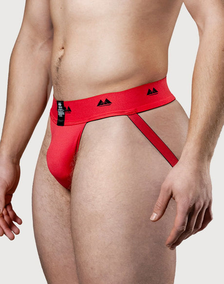MM - Reversible Jockstrap - Zwart en Rood