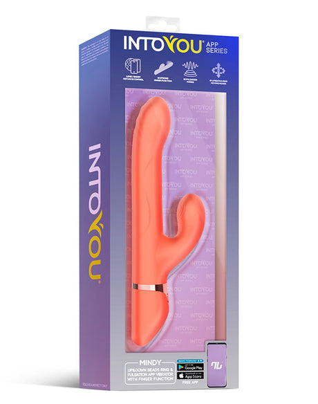 IY - Mindy - Rabbit Vibrator met kralen en app - Oranje