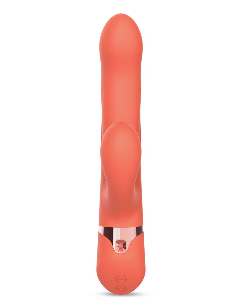 IY - Mindy - Rabbit Vibrator met kralen en app - Oranje
