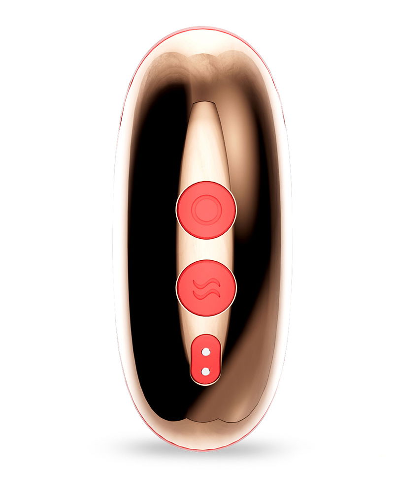 IY - Rondy - Clirotal Vibrator & Lik Tong met App - Rood