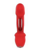 IY - Mouty - Biting & Flipping Rabbit Vibrator met App - Rood
