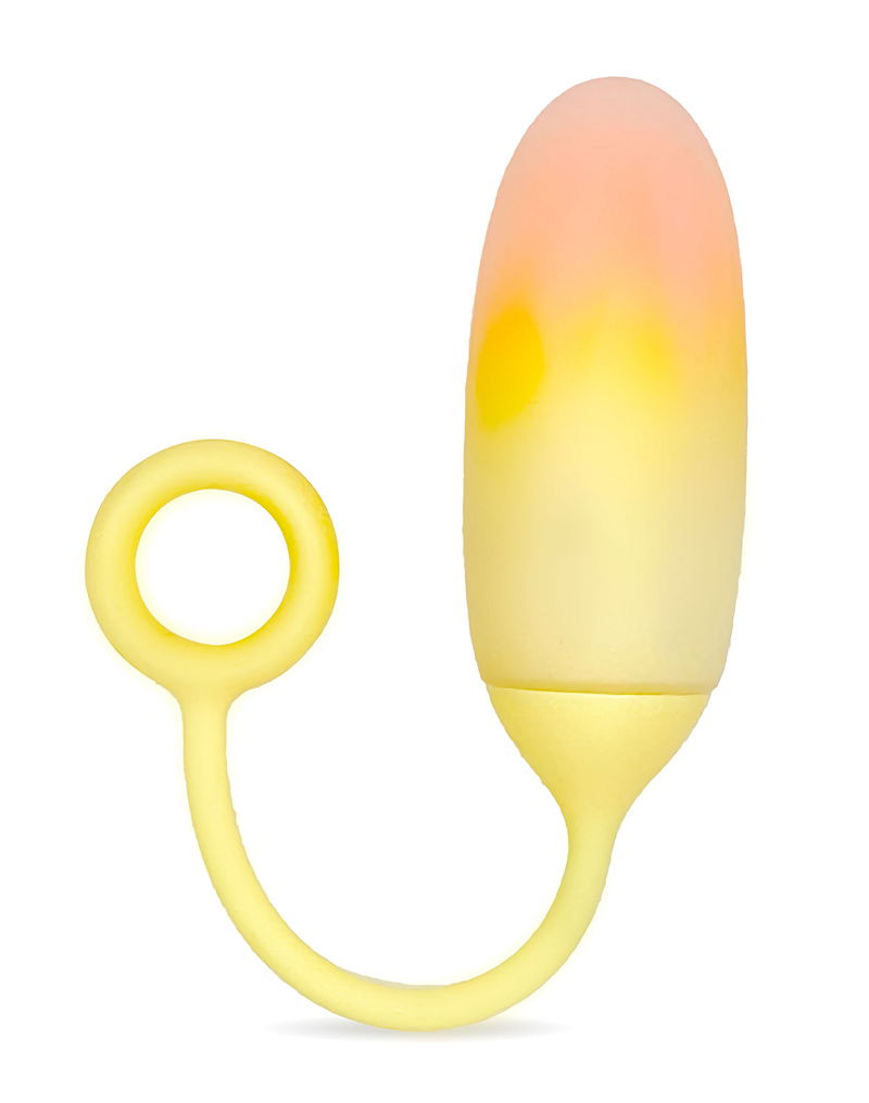IY - Vibrerend Ei met App. - Geel/Oranje