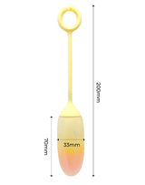 IY - Vibrerend Ei met App. - Geel/Oranje