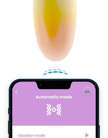 IY - Vibrerend Ei met App. - Geel/Oranje