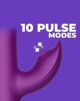 IY - Sendel - Rabbit Vibrator met kralenring en app - Paars