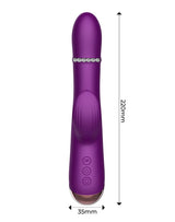 IY - Sendel - Rabbit Vibrator met kralenring en app - Paars