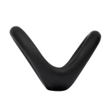 Rimba Bondage Play - Siliconen Dubbele Ring - Zwart