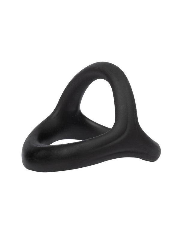Rimba Bondage Play - Siliconen 3-Ring - Zwart