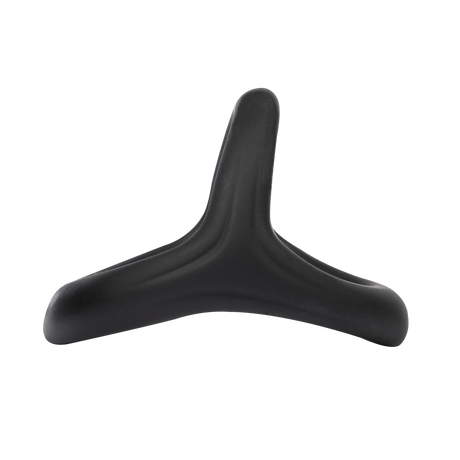 Rimba Bondage Play - Siliconen 3-Ring - Zwart