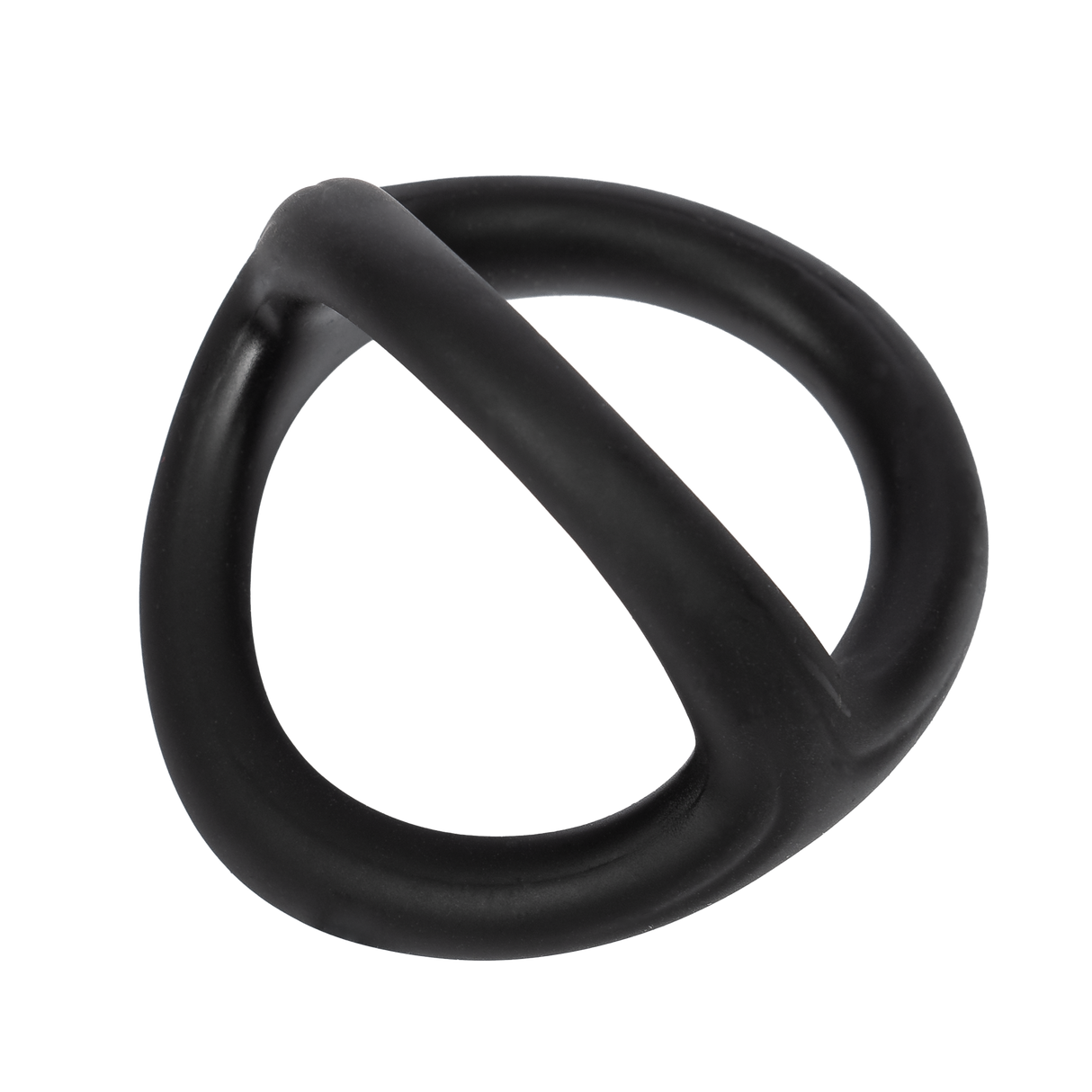 Rimba Bondage Play - Siliconen 3-Ring - Zwart