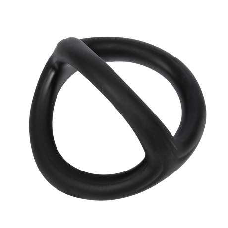 Rimba Bondage Play - Siliconen 3-Ring - Zwart