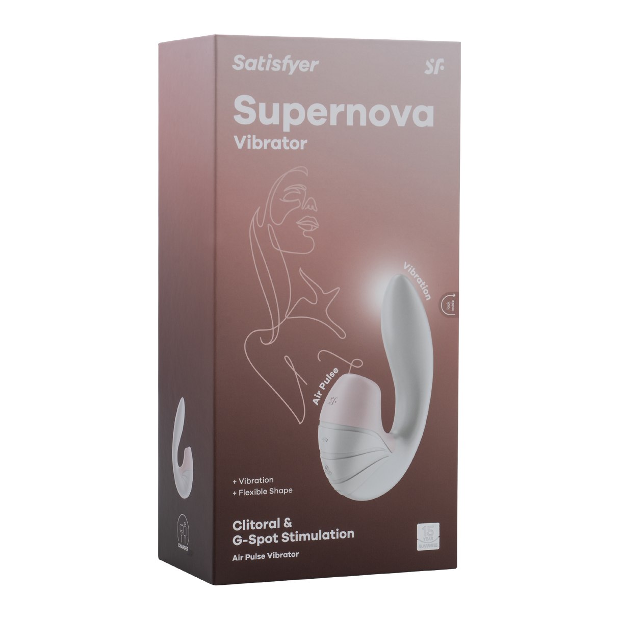 Satisfyer - Supernova - Luchtdruk + G-Spot Vibrator - Wit