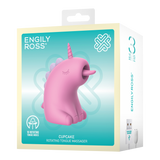 ER - Cupcake Unicorn - 360° Roterende Tong Massage - Roze