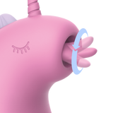 ER - Cupcake Unicorn - 360° Roterende Tong Massage - Roze