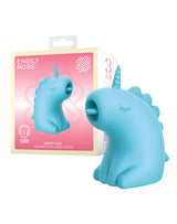 ER - Snowflake Unicorn - Massager met Likkende Tong - Blauw