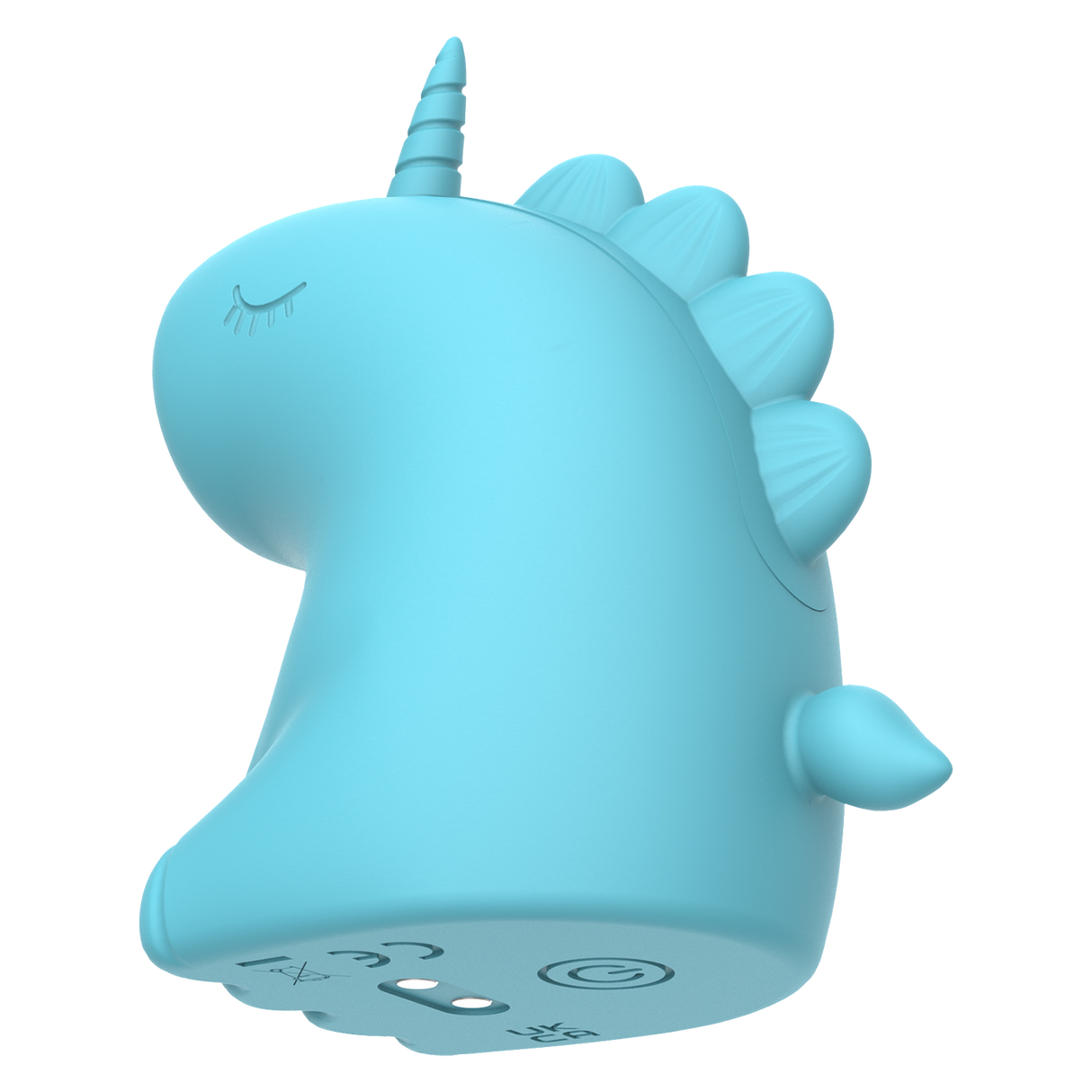 ER - Snowflake Unicorn - Massager met Likkende Tong - Blauw