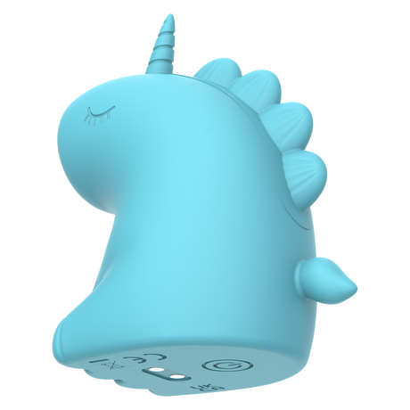 ER - Snowflake Unicorn - Massager met Likkende Tong - Blauw