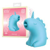 ER - Snowflake Unicorn - Massager met Likkende Tong - Blauw