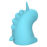 ER - Snowflake Unicorn - Massager met Likkende Tong - Blauw