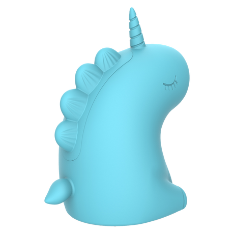 ER - Snowflake Unicorn - Massager met Likkende Tong - Blauw