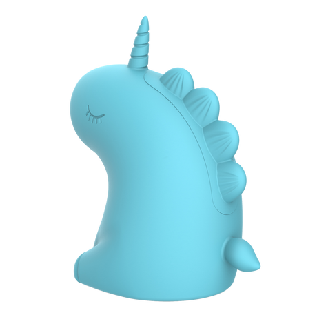 ER - Snowflake Unicorn - Massager met Likkende Tong - Blauw