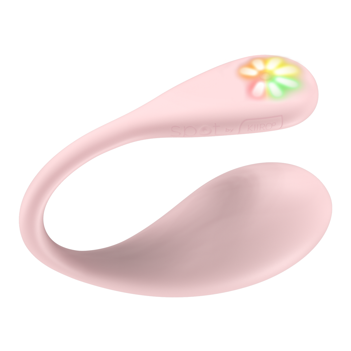 KIIROO- Spot - Draagbare Interactieve Ei-vibrator - Kiss Me Pink