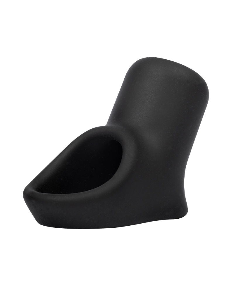 Rimba Bondage Play - Siliconen Penis Sleeve - Zwart