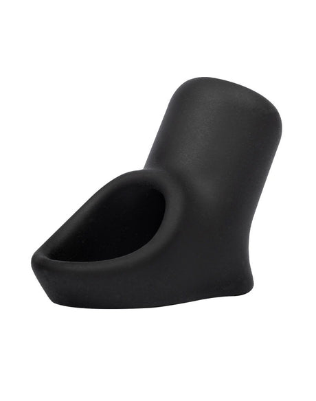 Rimba Bondage Play - Siliconen Penis Sleeve - Zwart