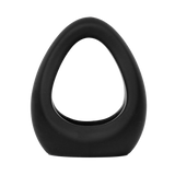 Rimba Bondage Play - Siliconen Driehoekige Cockring - Zwart