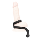 Rimba Bondage Play - Siliconen Cockring - Zwart