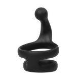 Rimba Bondage Play - Siliconen Cockring - Zwart