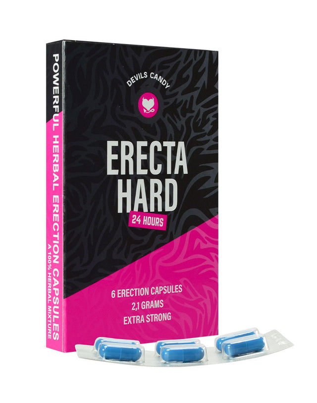 Morningstar - Devils Candy Erecta Hard - 6 Capsules