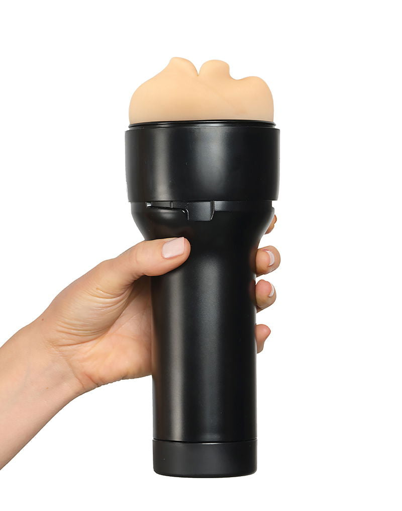 KIIROO -  Powerblow en Feel Mouth Stroker Set - Zwart