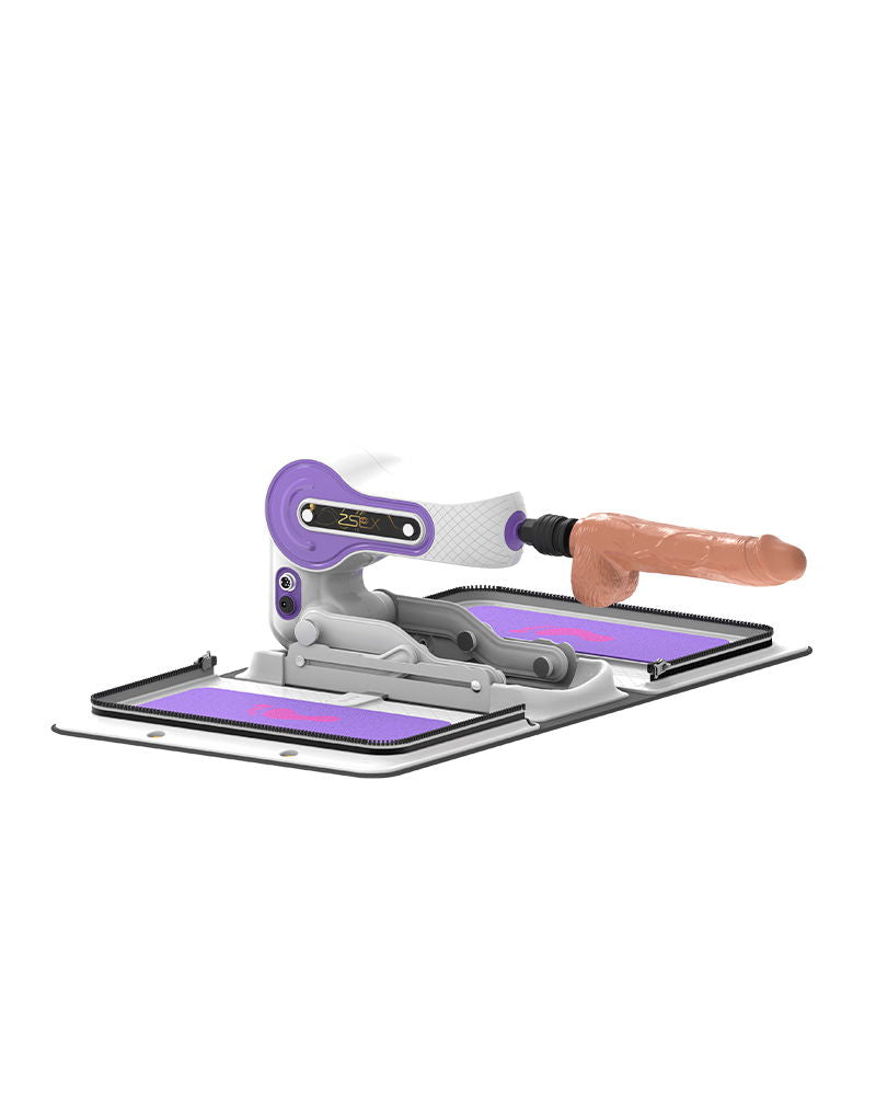 ZSEX - Fuck Machine - Witte Tas - Paarse Machine