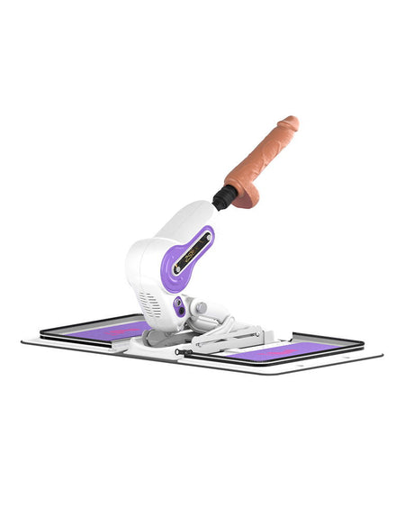 ZSEX - Fuck Machine - Witte Tas - Paarse Machine