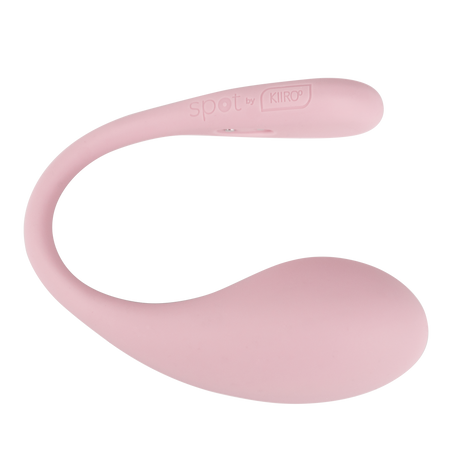 KIIROO- Spot - Draagbare Interactieve Ei-vibrator - Kiss Me Pink