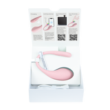 KIIROO- Spot - Draagbare Interactieve Ei-vibrator - Kiss Me Pink