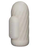 LoveToy - Knights Ring - Vibrerende Dual Purpose Sleeve - Spiraal - Wit