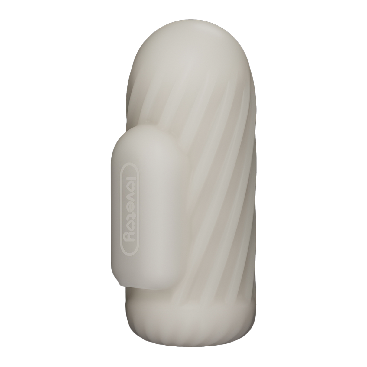 LoveToy - Knights Ring - Vibrerende Dual Purpose Sleeve - Spiraal - Wit