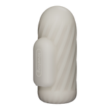 LoveToy - Knights Ring - Vibrerende Dual Purpose Sleeve - Spiraal - Wit