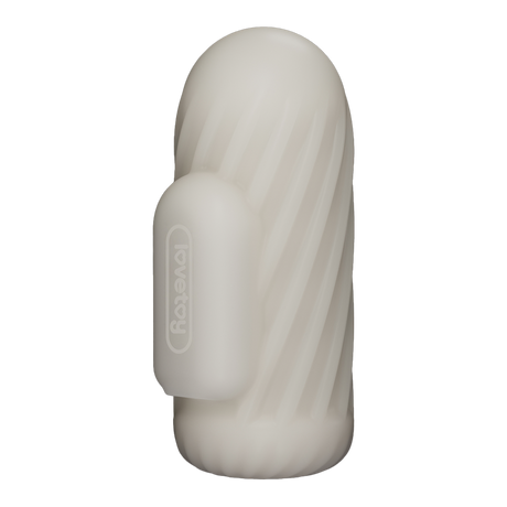 LoveToy - Knights Ring - Vibrerende Dual Purpose Sleeve - Spiraal - Wit